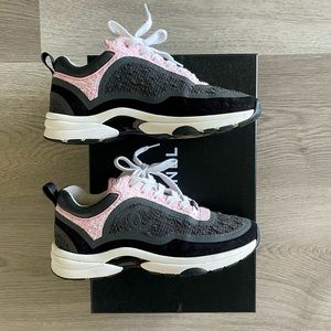 Chanel Tweed Sneakers